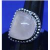 Image 1 : #NATURAL PINK ROSE QUARTZ RING SIZE 7