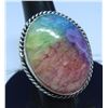 Image 1 : #44-NATURAL RAINBOW SOLAR QUARTZ RING SIZE 7.5