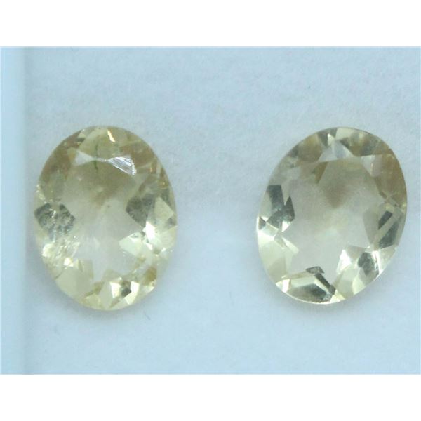 #124-CITRINE OVAL GEMSTONES 2.80ct