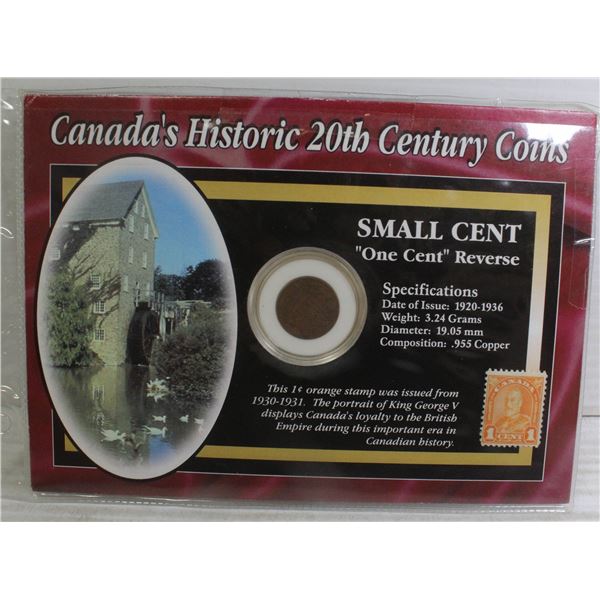 HISTORIC COINS OF THE 20TH CENTURY CANADA SMALL CE