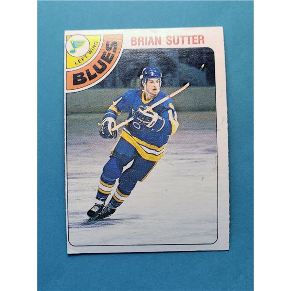 OPC 1978-79 #319 BRIAN SUTTER HOCKEY CARD.