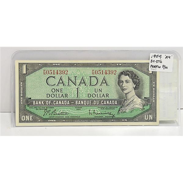 1954 CANDIAN ONE DOLLAR BILL