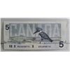 Image 1 : HIGH GRADE 1986 BIRD SERIES $5 BANKNOTE