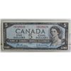 Image 1 : BETTER CONDITION 1954 $5 MODIFIED BANKNOTE