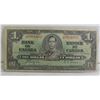 Image 1 : 1937 COYNE/TOWERS GEORGE V $1 BANKNOTE