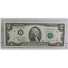 1995 SERIES MODIFIED BACK USA $2 BANKNOTE