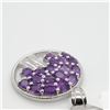 Image 2 : EC129-150 SILVER AFRICAN AMETHYST(2.8CT) PENDANT