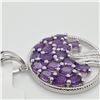 Image 3 : EC129-150 SILVER AFRICAN AMETHYST(2.8CT) PENDANT