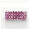 Image 1 : EC129-110 SILVER RUBY(0.8CT) RING