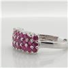 Image 2 : EC129-110 SILVER RUBY(0.8CT) RING