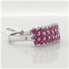 Image 3 : EC129-110 SILVER RUBY(0.8CT) RING