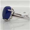 Image 2 : EC129-118 SILVER LAPIS (5.9CT) RING