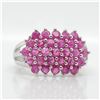 Image 1 : EC129-141 SILVER RUBY(1.8CT) RING