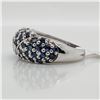 Image 2 : EC129-146 SILVER BLUE SAPPHIRE(1.6CT) RING