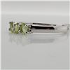 Image 2 : EC129-120 SILVER PERIDOT(0.5CT) RING