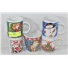 Image 1 : 5 VARIOUS XMAS MUGS