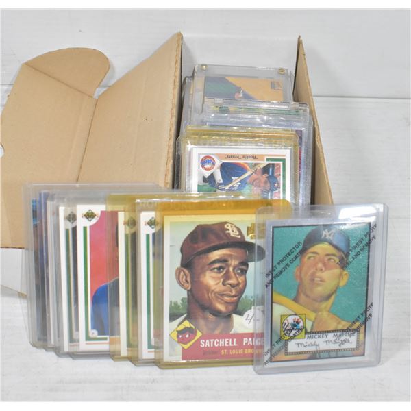 BOX OF VARIOUS ROOKIE CARDS AND MORE. ,