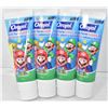 Image 1 : 4PK ORAJEL SUPER MARIO TOOTHPASTE FRUIT FLAVOR