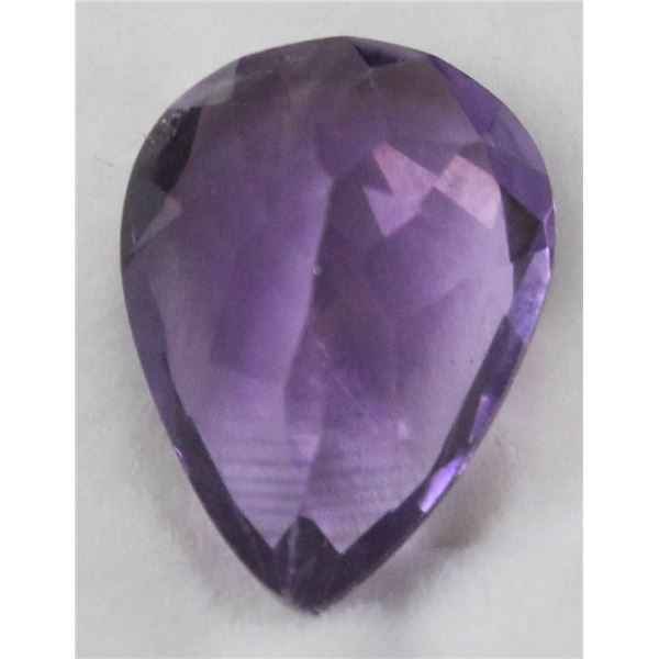 #90-PURPLE AMETHYST GEMSTONES PEAR 4.65ct