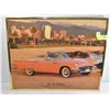 Image 1 : 16"X20" ORANGE T-BIRD 1957