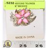 Image 1 : NEW RHINESTONE "FLOWER FIREWORK" BROOCH