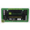 Image 1 : NEW LICENSED JOHN DEERE LICENSE PLATE FRAME