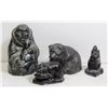 Image 1 : PAIR OF ORIGINAL WOLF FIGURINES