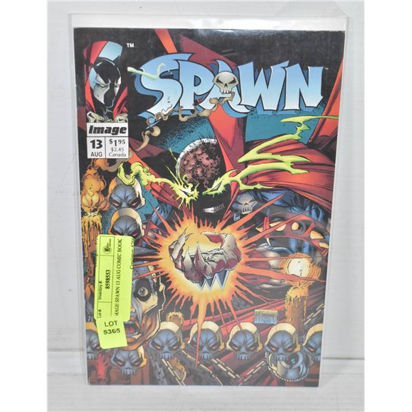 IMAGE SPAWN 13 AUG COMIC BOOK