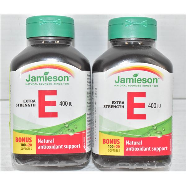 2PK JAMISON EXTRA STRENGTH VITAMIN E 400IU