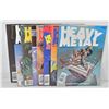 Image 1 : FLAT OF 8 VINTAGE 'HEAVY METAL' ILLUSTRATED