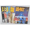 Image 1 : FLAT OF 7 VINTAGE 'HEAVY METAL' ILLUSTRATED