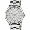 NEW FOSSIL 36MM TRIPLE DIAL SILVER-TONE MSRP $179