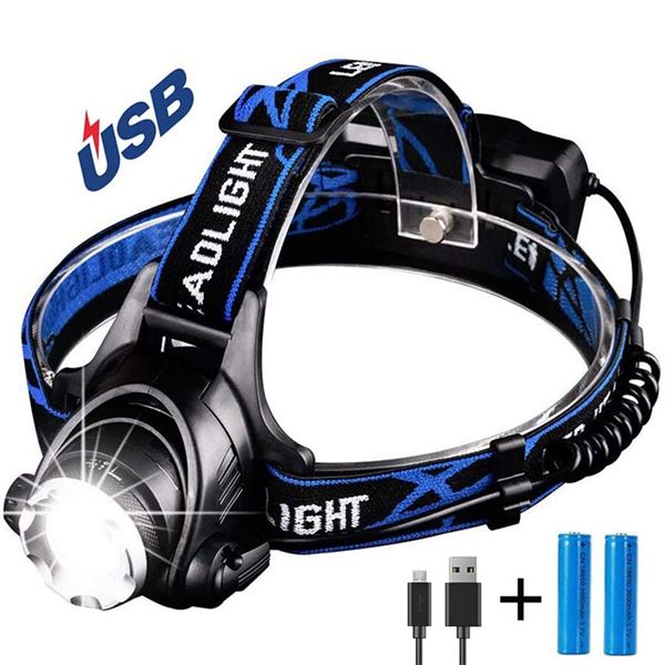 NEW LED USB CHARGED HEADLAMP