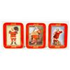 Image 2 : FLAT LOT OF 6 COLLECTIBLE COCA-COLA TRAYS