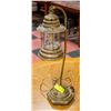 Image 1 : LANTERN STYLE TABLE LAMP APPROX 20" TALL