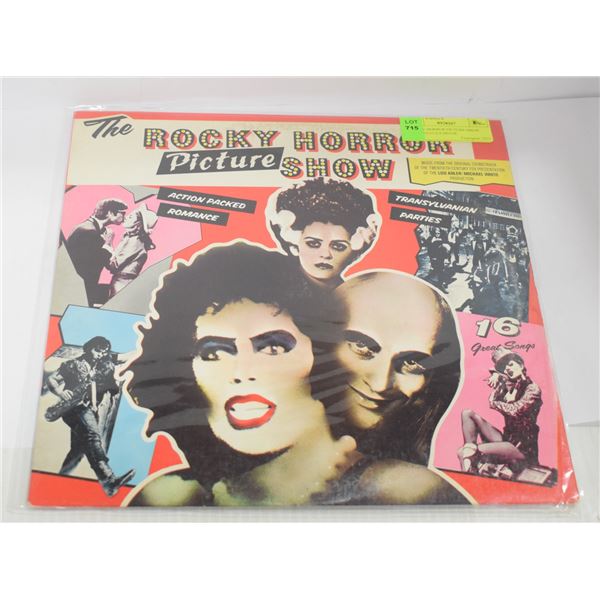 ROCKY HORROR PICTURE SHOW RECORD CULT MOVIE