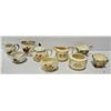 Image 1 : BOX OF ASSORTED FINE CHINA SUGAR BOWLS + CREAMERS