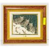 Image 1 : CANADIAN WILDERNESS 3D PICTURE APPROX 12" X 16"