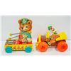 Image 1 : FISHER PRICE JALOPY & TINY TEDDY VINTAGE 1960'S