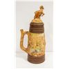 Image 2 : OVERSIZED STEIN WITH WILDLIFE / HUNTING SCENES