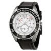 Image 1 : NEW ARMANI EXCHANGE 45MM WHITE DIAL ST STEEL WATCH