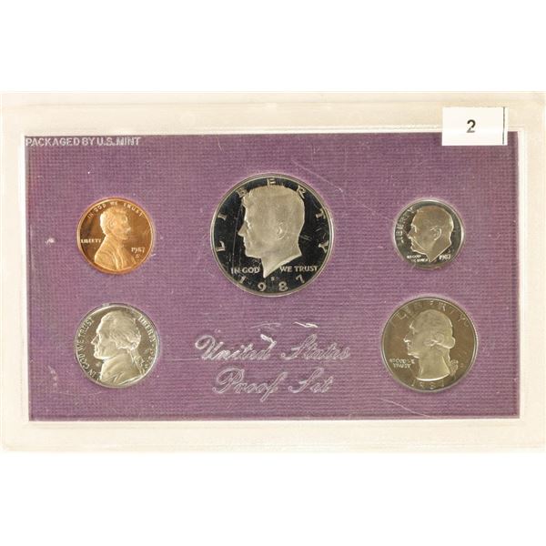 1987 US PROOF SET (WITHOUT BOX)