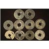 Image 1 : 10 ASSORTED VINTAGE ASIAN CASH COINS
