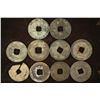 Image 2 : 10 ASSORTED VINTAGE ASIAN CASH COINS