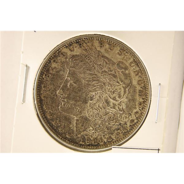 1921-D MORGAN SILVER DOLLAR TONED