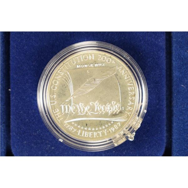 1987-S US CONSTITUTION PROOF SILVER DOLLAR