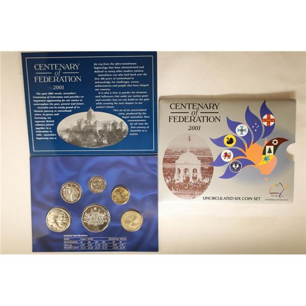 2001 AUSTRALIA CENTENARY OF FEDERATION UNC 6