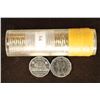 Image 1 : ROLL OF 40-BRILLIANT UNC 1960 CANADA 5 CENTS