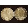 Image 1 : 2-1964 90% SILVER KENNEDY HALF DOLLARS