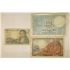 Image 1 : 3 PIECES OF FRANCE CURRENCY 1943-5 FRANCS,